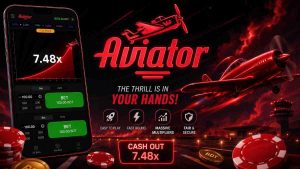 LL44 Aviator crash game multiplier interface