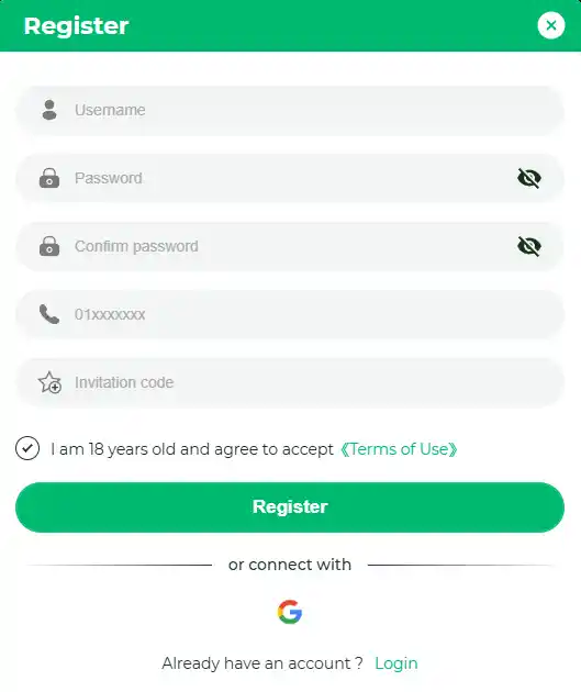 LL44 registration account sign up process